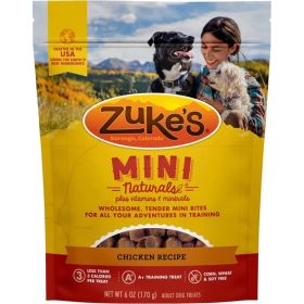 Zukes Mini Naturals Dog Treat Roasted Chicken Recipe (Option: 6 oz) Zukes Mini Naturals Dog Treat Roasted Chicken Recipe (Option: 6 oz)